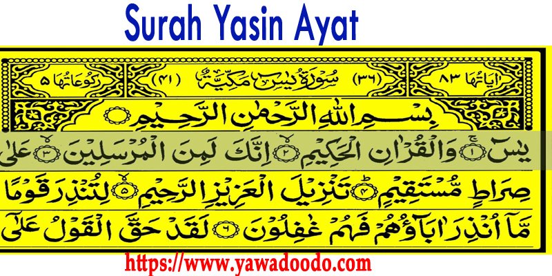 Unlock The Power: Surah Yasin Ayat For Inner Peace - Ya Wadoodo